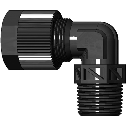 14025600 Male adaptor elbow union (R) Serto Elbow adaptor fittings/unions