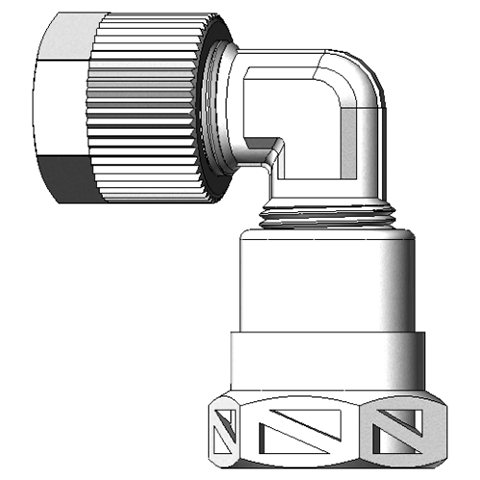 18028010 Female adaptor elbow union (G) Serto Elbow adaptor fittings/unions