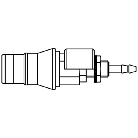 48830855 Coupling - Single Shut-off - Panel Mount Rectus quick coupling single shut-off coded system - Rectukey.  The mechanical coding of the coupling and plug offers a  guarantee for avoiding mix-ups between media when coupling, which is complemented by the color coding of the anodised sleeves. Double shut-off version available on request.