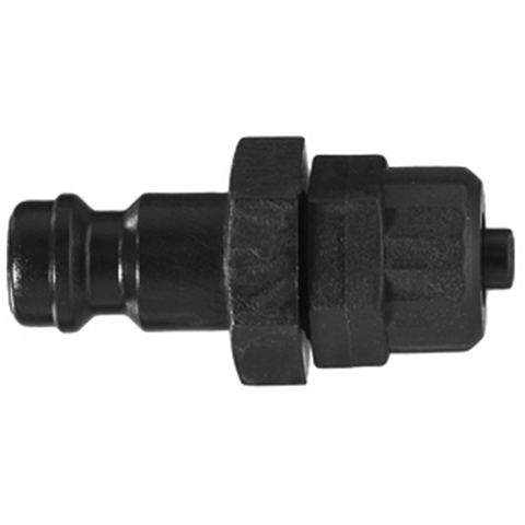 48950560 Nipple - Single Shut-off - Plastic Hose Connection Single shut-off nipples/ plugs work without valve in the nipple. The flow is stalled when the connection is broken. ( Rectus SF serie)