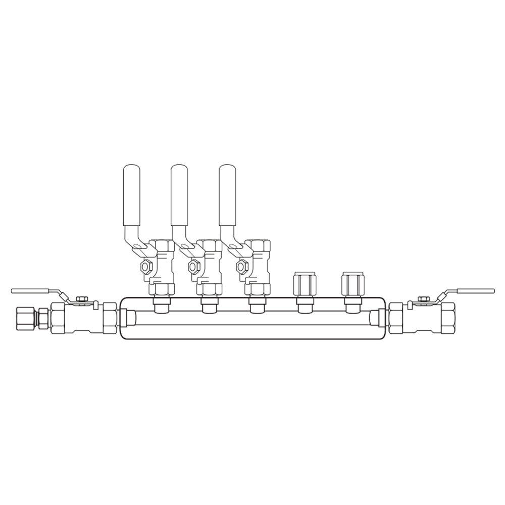 M3034022 Manifolds Stainless Steel Single Sided