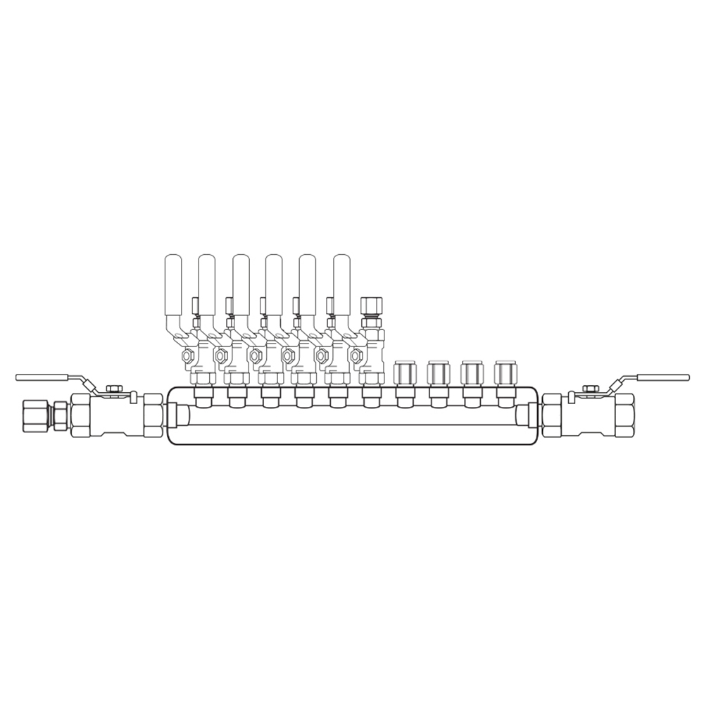 M3064252 Manifolds Stainless Steel Single Sided