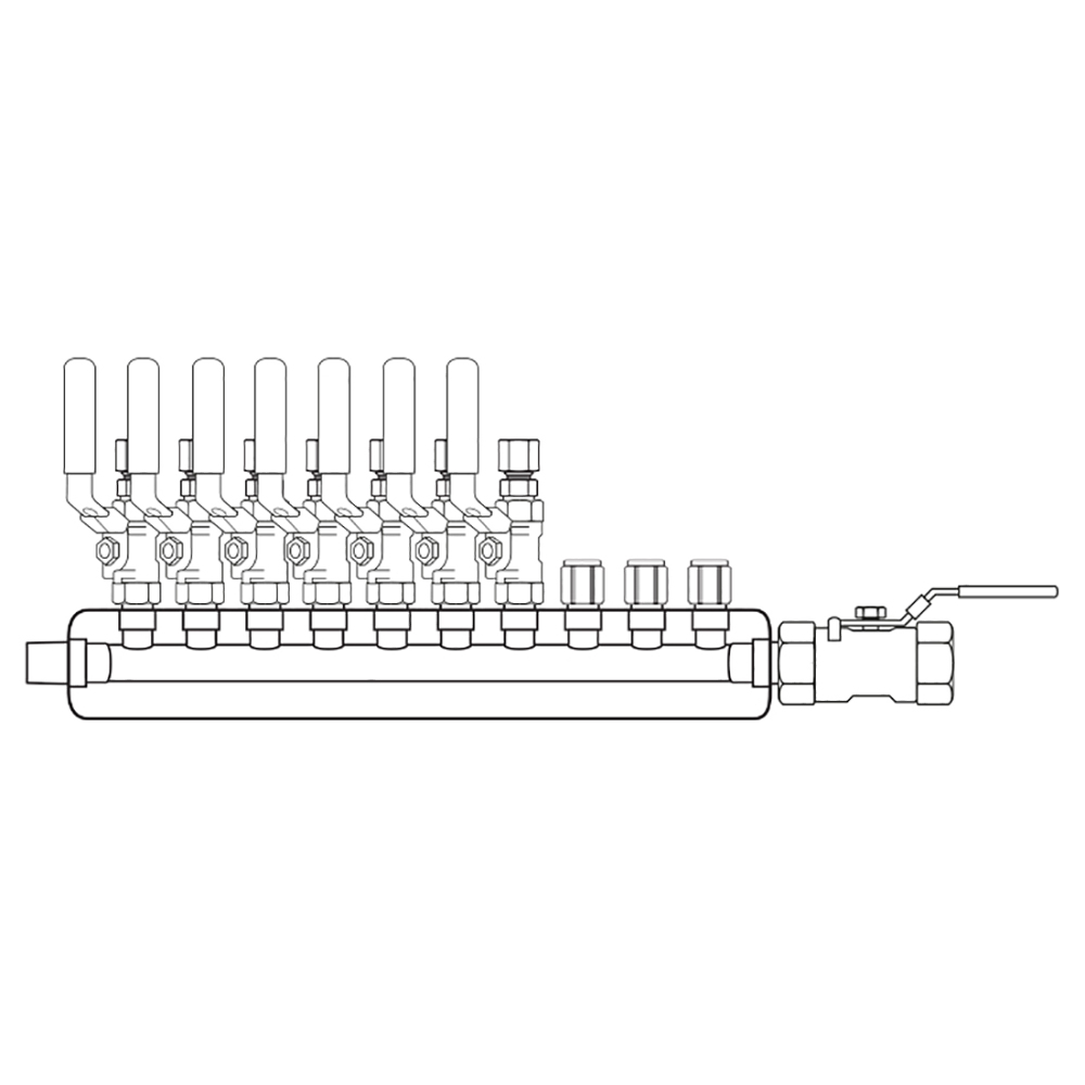 M3074102 Manifolds Stainless Steel Single Sided