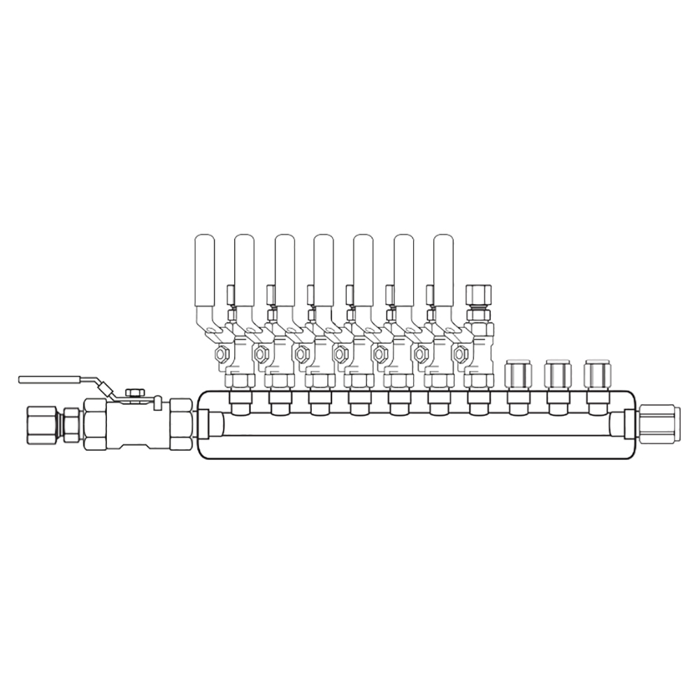 M3074141 Manifolds Stainless Steel Single Sided