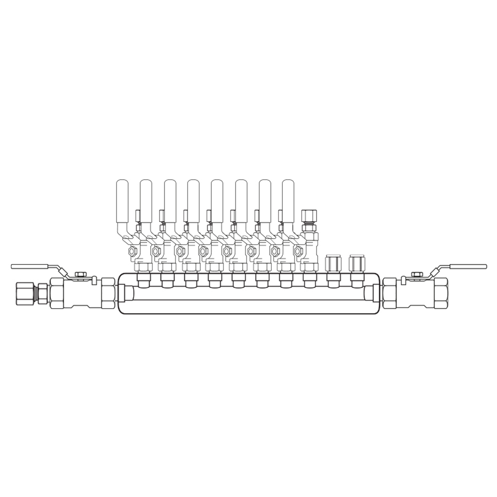 M3084342 Manifolds Stainless Steel Single Sided