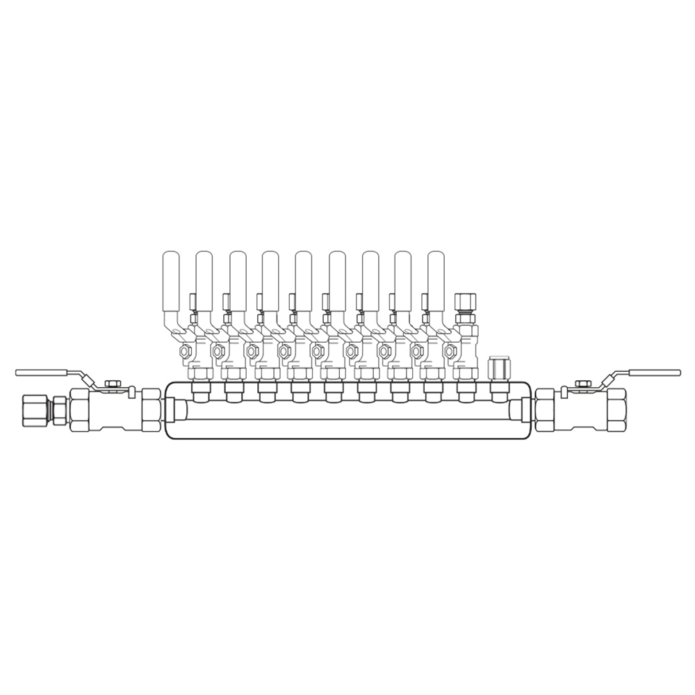 M3094332 Manifolds Stainless Steel Single Sided