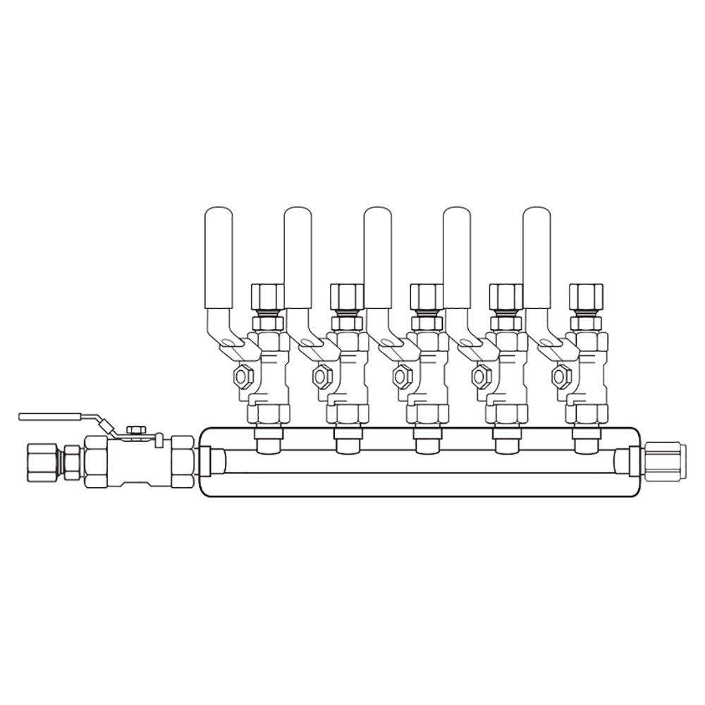 M4054231 Manifolds Stainless Steel Single Sided