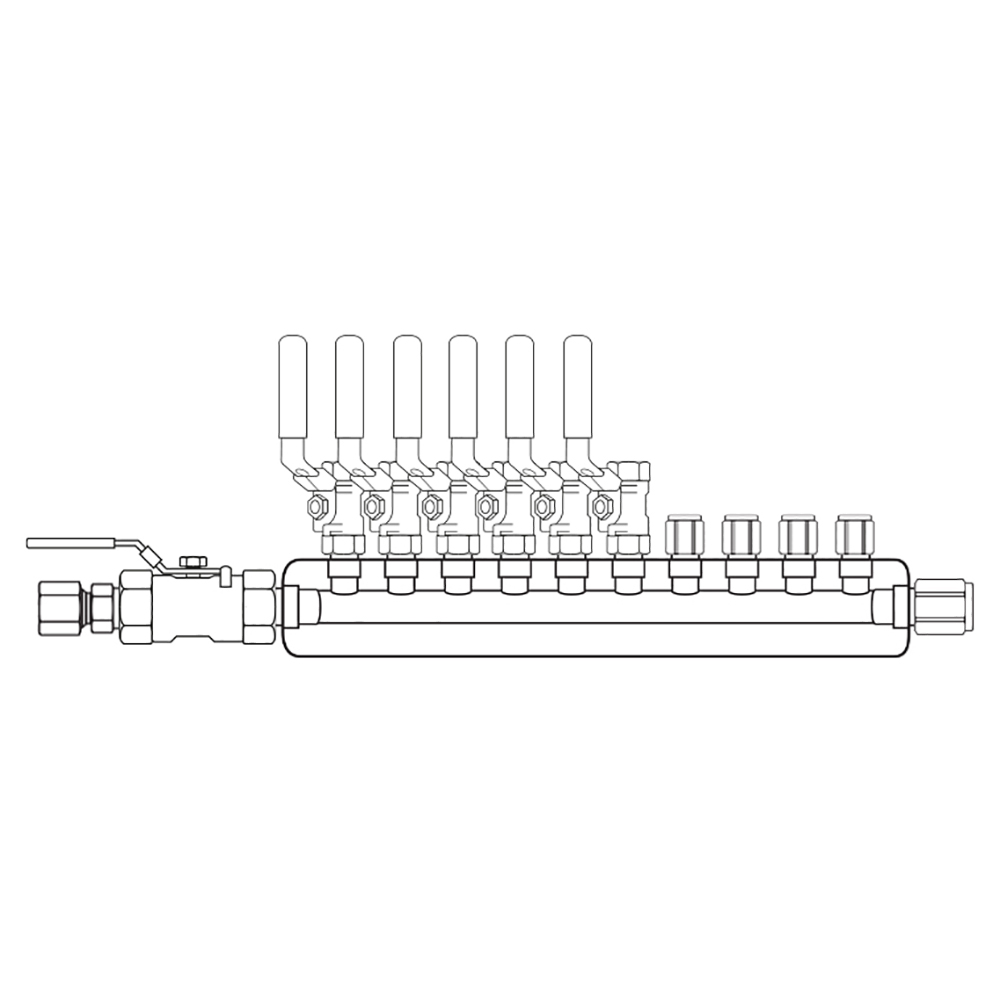 M4064031 Manifolds Stainless Steel Single Sided