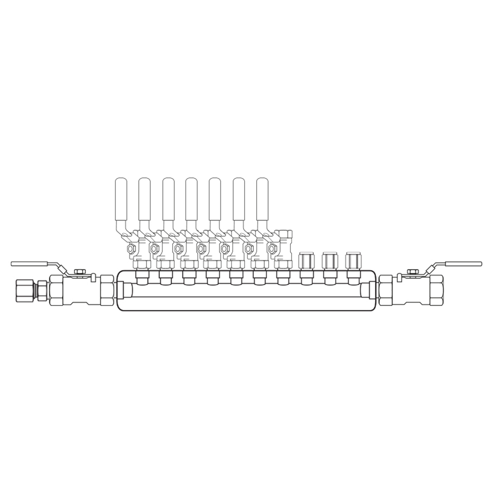 M4074022 Manifolds Stainless Steel Single Sided