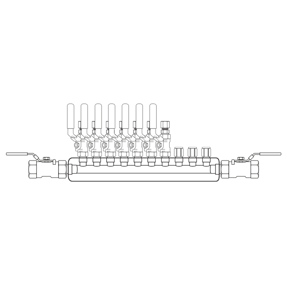 M4074112 Manifolds Stainless Steel Single Sided