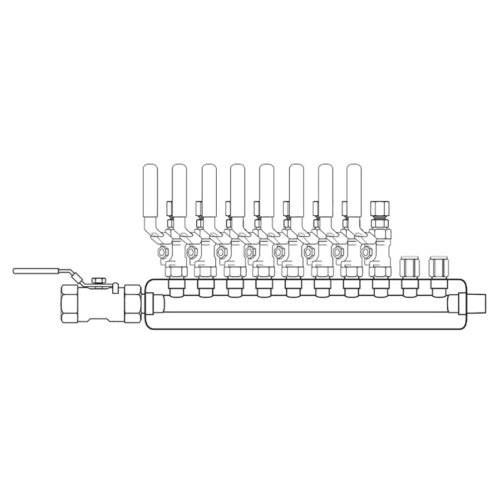 M4084110 Manifolds Stainless Steel Single Sided