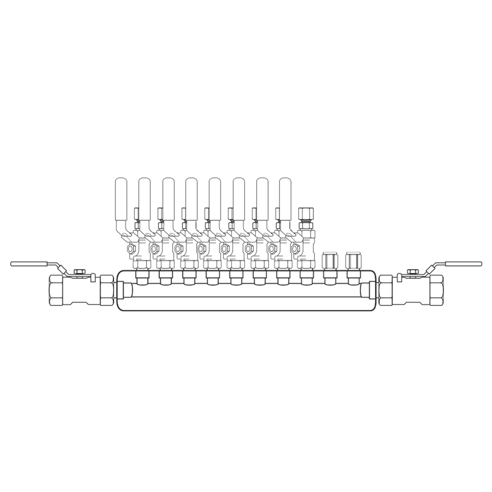 M4084212 Manifolds Stainless Steel Single Sided