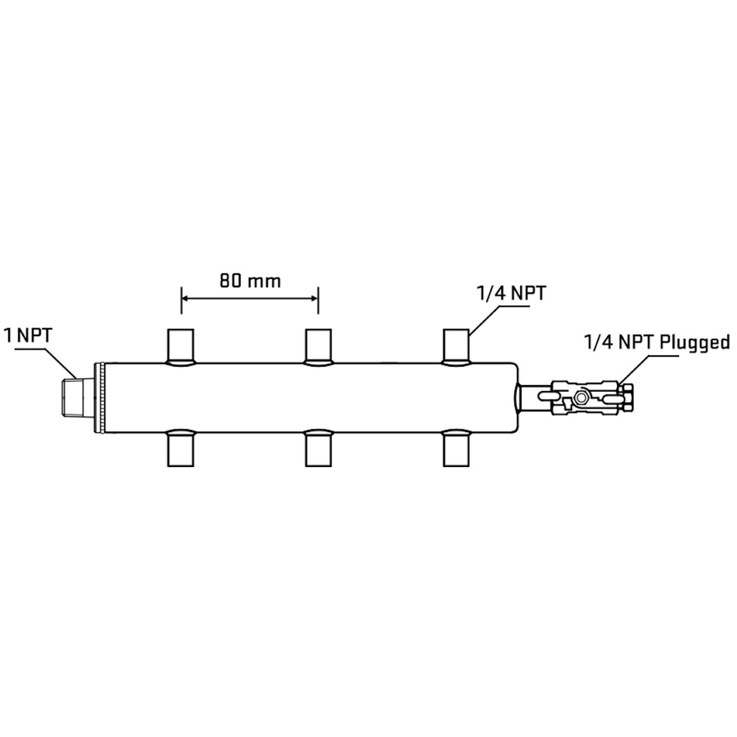 M506A070920 Manifolds Stainless Steel Double Sided