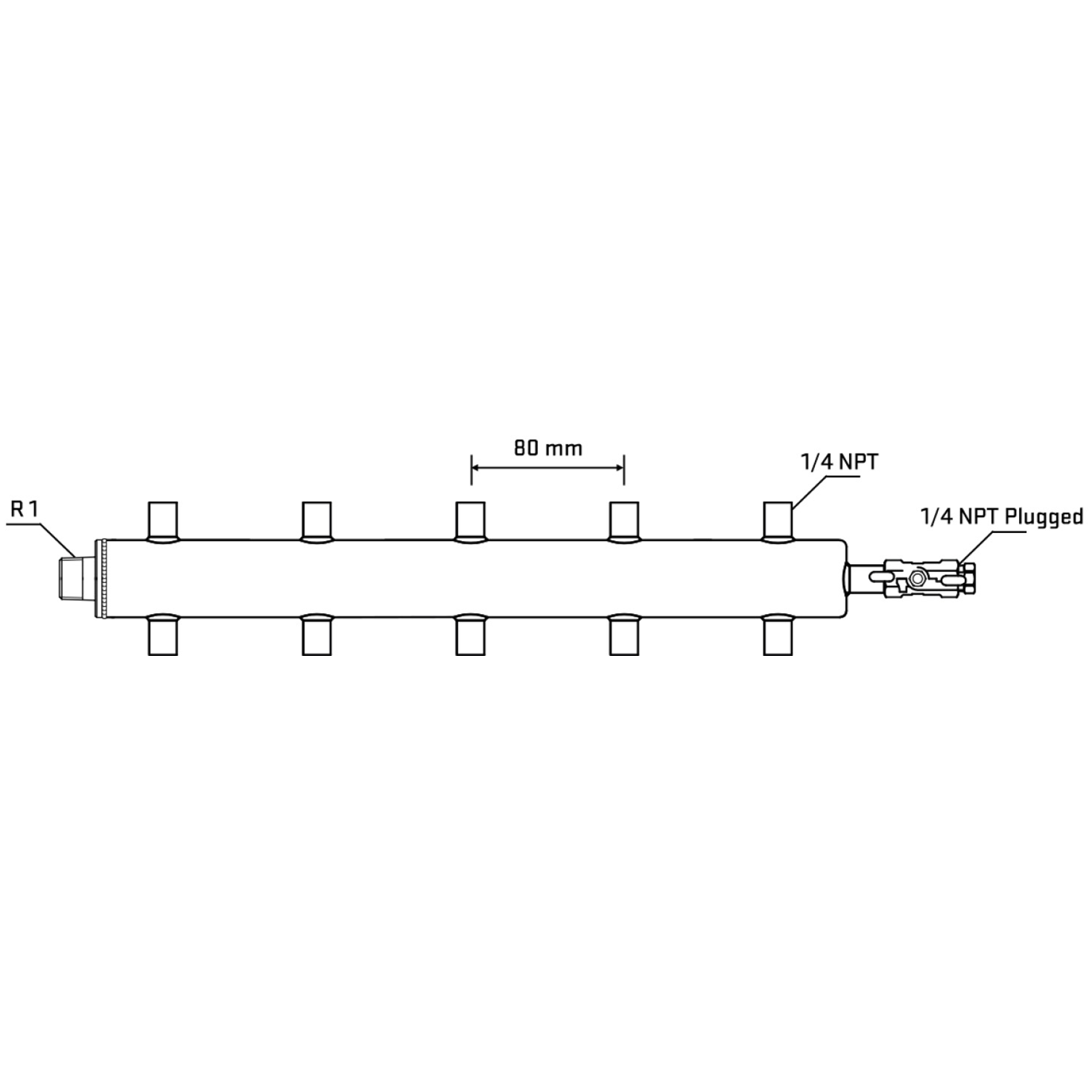 M510A070520 Manifolds Stainless Steel Double Sided